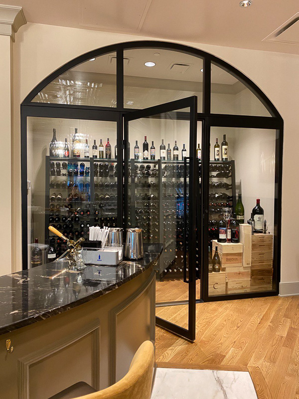 commercial wine room charlotte nc open door