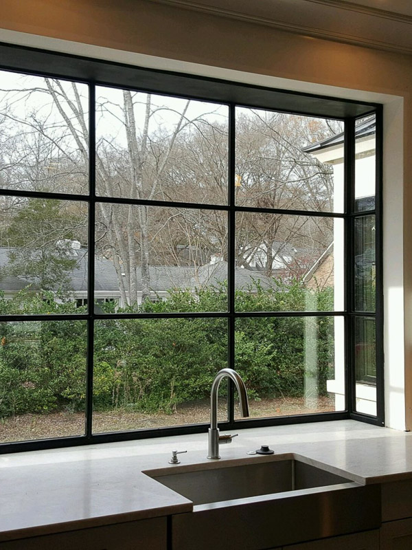 Custom Steel Iron Door Window Clear Glass Remodel